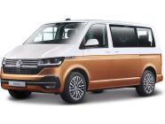 Bburago Volkswagen T6.1 Transporter 2020 1:43 bílo-hnědý