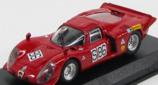 Best-model Alfa romeo 33.2 Coupe N 86 Nurburgring 1969 Vaccarella - De Adamich 1:43 Red