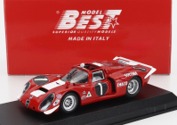 Best-model Alfa romeo 33.2 N 1 Winner 6h Nova Lisboa 1970 Antonio Peixihno - Van Rooyen 1:43 Červená Bílá