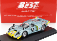 Best-model Alfa romeo 33.2 N 5 Circuito De Restinga 1974 Santos Peras 1:43 Světle Modrá Žlutá