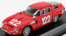 Best-model Alfa romeo Tz1 Scuderia Pagaso N 122 Targa Florio 1966 Lo Piccolo - Sutera 1:43 Red