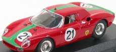 Best-model Ferrari 250 Lm Monza 1966 N 21 De Siebenthal 1:43 Red