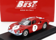 Best-model Ferrari 250lm 3.3l V12 N 7 Winner 12h Reims 1964 Graham Hill - Joachim Bonnier 1:43 Červená Modrá