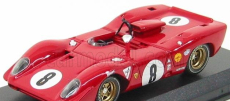 Best-model Ferrari 312 P Spider N 8 1000km Spa 1969 Rodriguez - Piper 1:43 Red