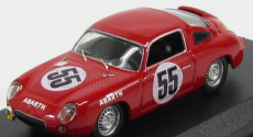 Best-model Fiat Abarth 700s Coupe Team Abarth & Cie N 55 1:43, červená