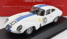 Best-model Jaguar E-type 3.8l S6 Coupe Team Briggs Cunningham N 10 1:43, bílá
