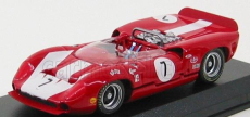 Best-model Lola T70 Spider N 7 Riverside 1966 J.surtees 1:43 Červená Bílá