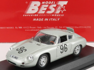 Best-model Porsche 356 Carrera Abarth N 96 Targa Florio 1961 Linge - Von Hanstein 1:43 Silver