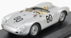 Best-model Porsche 550 Rs N 80 Targa Florio 1958 Scarlatti - Barth 1:43 Silver