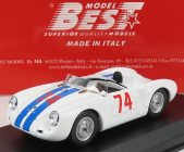 Best-model Porsche 550 Rs Spider N 74 Nassau Memorial Trophy Race 1958 D.sesslar 1:43 Bílá Modrá