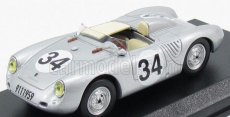 Best-model Porsche 550rs Spider N 33 24h Le Mans 1957 Storez - Crawford 1:43 Silver