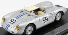 Best-model Porsche 550rs Spider N 59 24h Le Mans 1958 Schiller - Tot 1:43 Silver