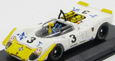 Best-model Porsche 908/2 N 3 Jarama 1970 Wisell - Bagration 1:43 Bílá Žlutá