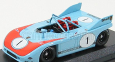 Best-model Porsche 908/3 N 1 Brans-hatch 1972 Jost - Casoni 1:43 Světle Modrá Oranžová