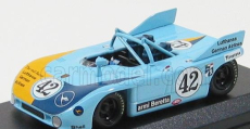 Best-model Porsche 908/3 N 42 Watkins Glen 1972 Joest - Casoni 1:43 Světle Modrá Žlutá