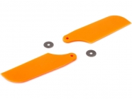 Blade 330X/450/X: Listy ocasního rotoru oranžové