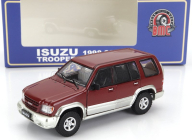 Bm-creations Isuzu Trooper Big Horn 1998 1:64 Červená Stříbrná