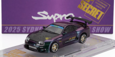 Bm-creations Toyota Supra Gt 300 Top Secret Custom Coupe 2001 1:64 Zelená Fialová