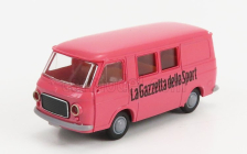 Brekina plast Fiat 238 Half Van La Gazzetta Dello Sport 1969 1:87 Pink