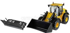 Britains JCB 4195 Ruspa Gommata Tractor - Scraper 1:32 Žlutá Černá