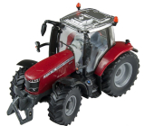 Britains Massey ferguson 6718 Tractor 2016 1:32 Červená Stříbrná