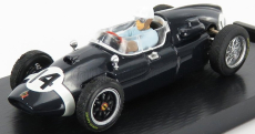 Brumm Cooper F1  T51 Winner Italy Gp 1959 N 14 S.moss - With Driver Figure 1:43 Blue
