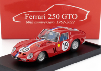 Brumm Ferrari 250 Gto 3.0l V12 Coupe Team Pierre Noblet N 19 2nd 24h Le Mans 1962 Jean Guichet - Pierre Noblet 1:43 Červená Bílá Modrá