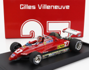 Brumm Ferrari F1  126c2 N 27 2nd San Marino Imola Gp 1982 Gilles Villeneuve - With Driver Figure 1:43 Red