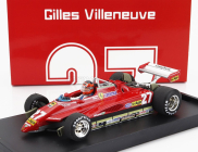 Brumm Ferrari F1  126c2 N 27 Brazilian Gp 1982 Gilles Villeneuve - With Driver Figure 1:43 Red