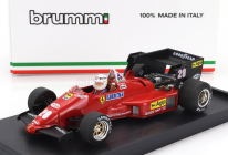 Brumm Ferrari F1  126c4 N 28 Belgium Gp 1984 Rene Arnoux - With Driver Figure 1:43 Červená Černá