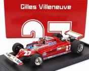 Brumm Ferrari F1  126ck Turbo N 27 Italy Gp 1981 Gilles Villeneuve - With Driver Figure 1:43 Red