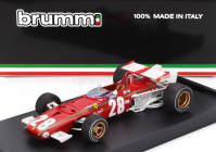 Brumm Ferrari F1  312b N 28 Belgium Gp 1970 Ignazio Giunti 1:43 Červená Bílá