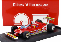 Brumm Ferrari F1  312t4 N 12 2nd Gp French Gp 1979 Gilles Villeneuve 1:43 Red