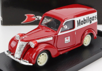 Brumm Fiat 1100 E Van Mobilgas 1956 1:43 Červená Bílá
