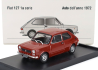 Brumm Fiat 127 1-series 1971 - Black Interior 1:43 Rosso Sierra - Červená