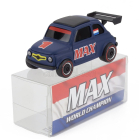 Brumm Fiat 500 Brums Livery Max N 1 World Champion 2024 - F1 Wheels 1:43 Matt Blue