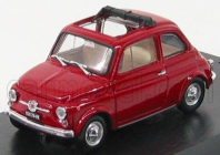 Brumm Fiat 500f Tetto Aperto - Open 1965 1:43 Rosso Medio