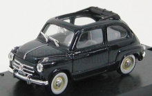 Brumm Fiat 600 1956 Tetto Aperto - Open Roof 1:43 Tmavě Modrá