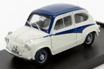 Brumm Fiat 600 750 Derivazione Abarth 1956 1:43 Šedomodrá