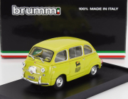 Brumm Fiat 600d Multipla Commerciale Agip 1960 1:43 Žlutá