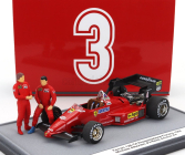 Brumm prom Ferrari F1 126c4 N 0 Presentazione Fiorano Season 1984 With Michele Alboreto And Rene Arnoux Driver Figures 1:43 Červená Černá
