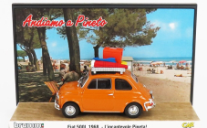 Brumm prom Fiat 500l 1968 - Tutti Al Mare - L'incantevole Pineta 1:43, žlutá