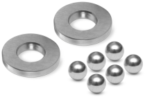 Carbide kuličkové axiální ložisko 2,6 x 6 x 1 mm
