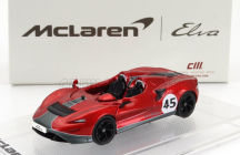 Cm-models Mclaren Elva N 45 Racing 2020 1:64 Červená Šedá
