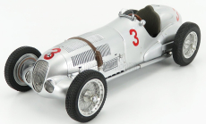 Cmc Mercedes benz F1  W125 N 3 Gp Donington 1937 M.von Brauchitsch 1:18 Silver