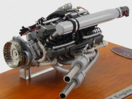 Cmc Mercedes benz Motore - Engine Mercedes 300sl 1955 - With Showcase - Con Vetrina 1:18 Silver