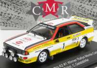 Cmr Audi Sport Quattro A2 Team Audi Sport (night Version) N 1 Winner Rally Montecarlo 1984 Walter Rohrl - Christian Geistdorfer 1:43 Bílá Žlutá