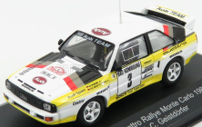 Cmr Audi Sport Quattro Audi Team Hb N 3 2nd Rally Montecarlo 1985 W.rohrl - C.geistdorfer 1:43 Bílá Žlutá