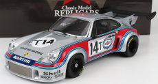 Cmr Porsche 911 930 Carrera Rsr Turbo 2.1l Team Martini Racing N 14 24h Spa 1974 H.muller - G.van Lennep 1:12 Stříbrná Červená Modrá