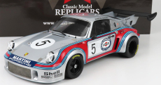 Cmr Porsche 911 930 Carrera Rsr Turbo 2.1l Team Martini Racing N 5 1:12, stříbrná